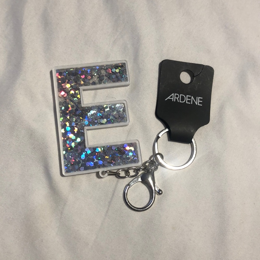 letter “E” keychain